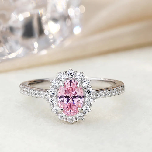 Load image 1 in gallery view. 925 Sterling Silver Ruby Sapphire Ring – Simulated Gemstone Promise Wedding Anniversary Ring for Women