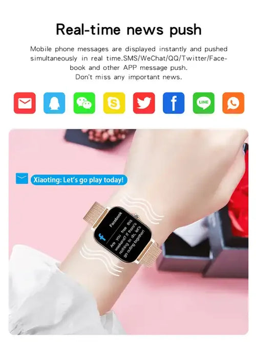 Load image 1 in gallery view. Smart Silver Silicone Strap Watches Fitness IP67 Waterproof Heart Rate Blood Pressure Monitor for Men Teen Kids