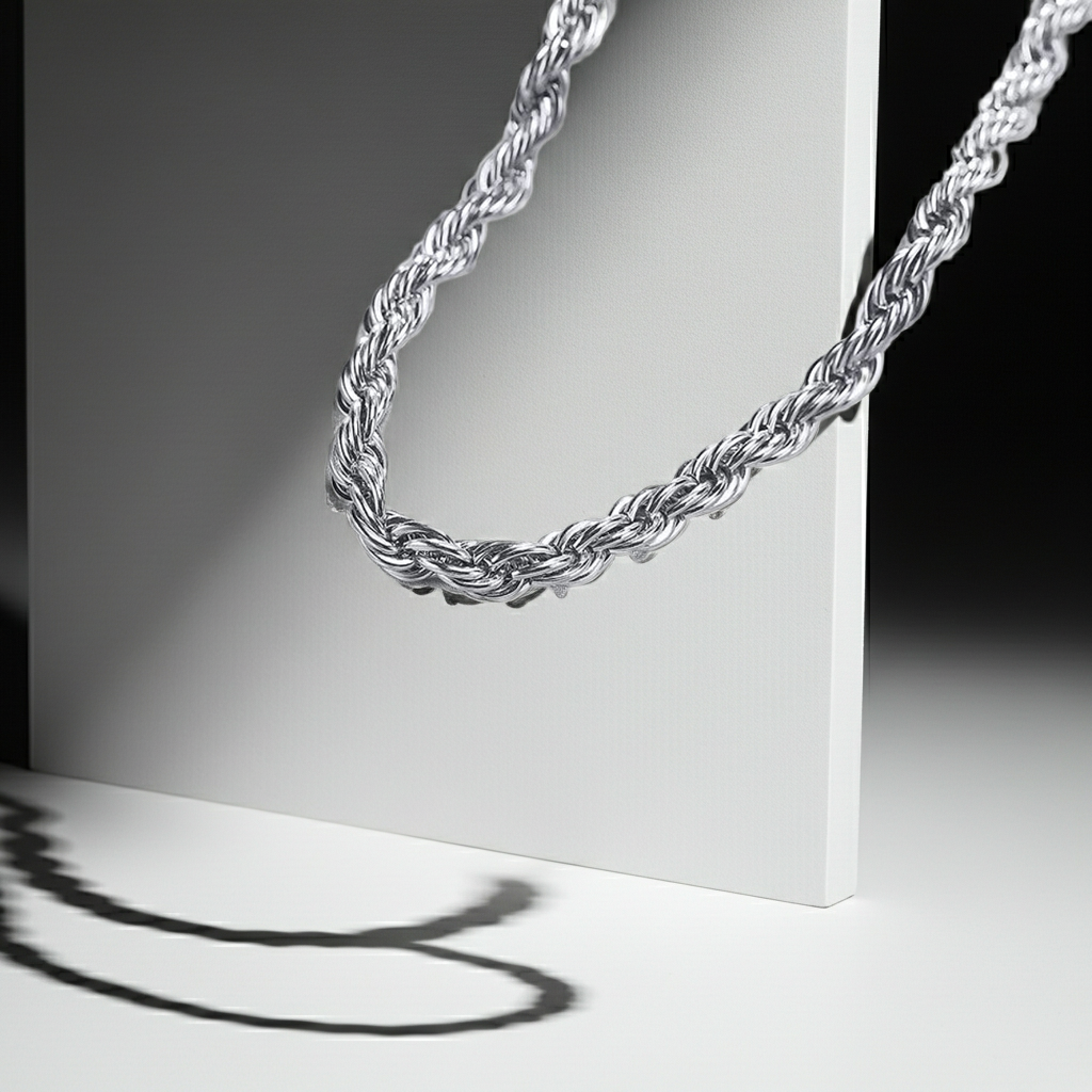 Twisted Rope Chain Choker Necklace for Parties Weddings For Women Men