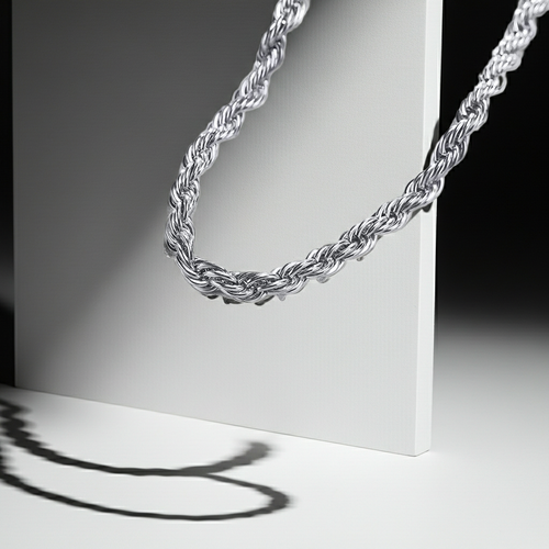 Load image 1 in gallery view. Twisted Rope Chain Choker Necklace for Parties Weddings For Women Men