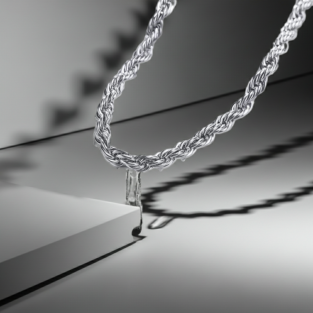 Twisted Rope Chain Choker Necklace for Parties Weddings For Women Men