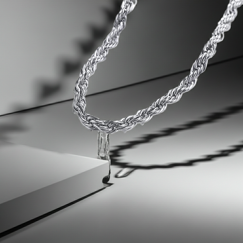 Load image 1 in gallery view. Twisted Rope Chain Choker Necklace for Parties Weddings For Women Men