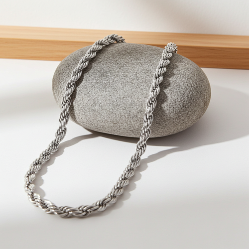 Load image 1 in gallery view. Twisted Rope Chain Choker Necklace for Parties Weddings For Women Men
