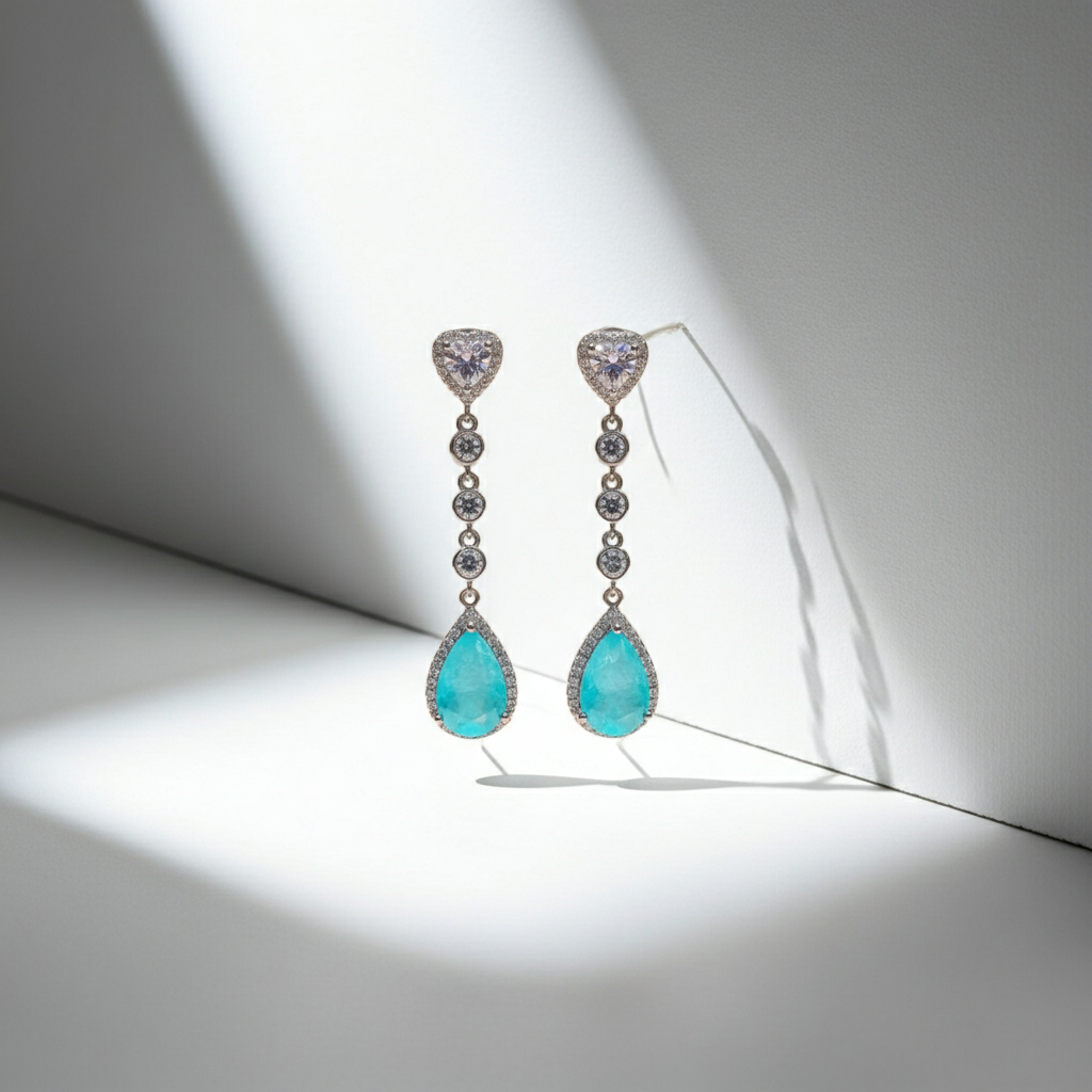 Drop Shape Shine Jewelry Earring for Women