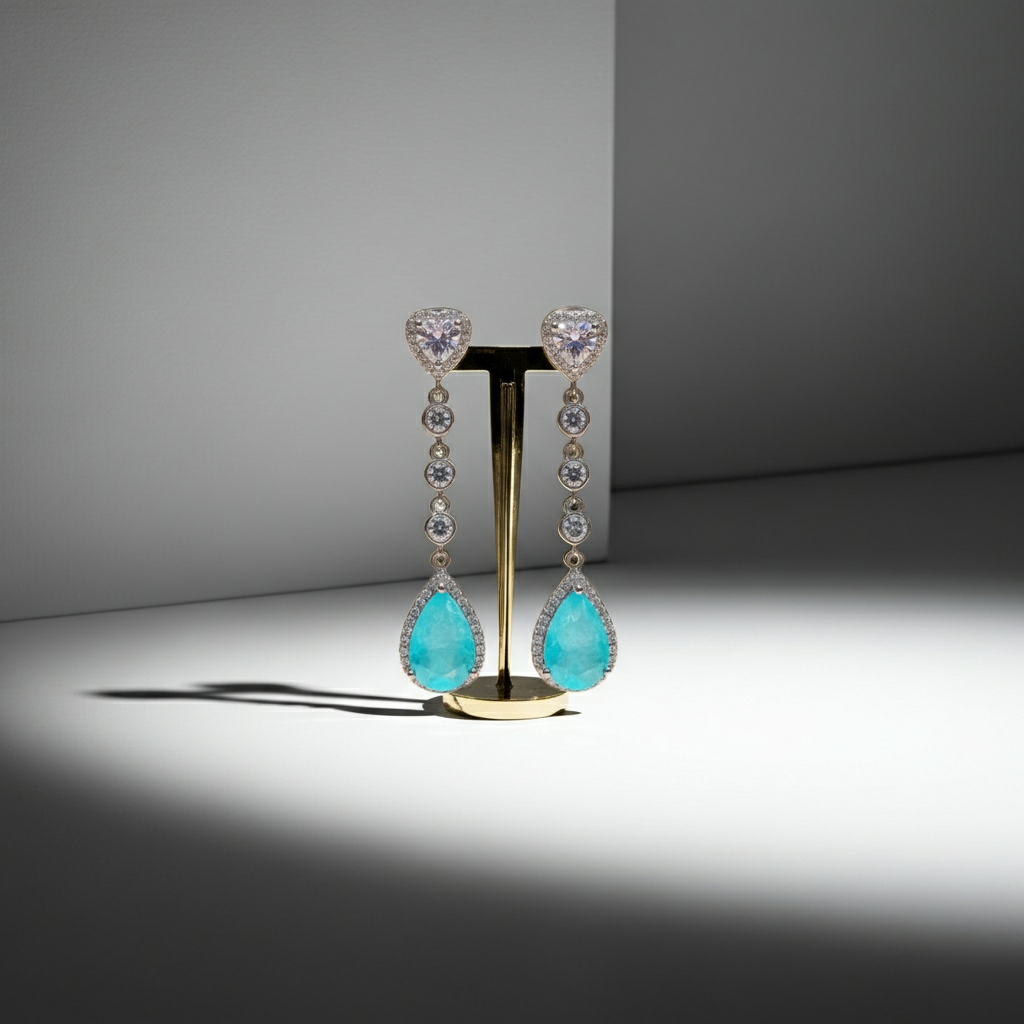 Drop Shape Shine Jewelry Earring for Women