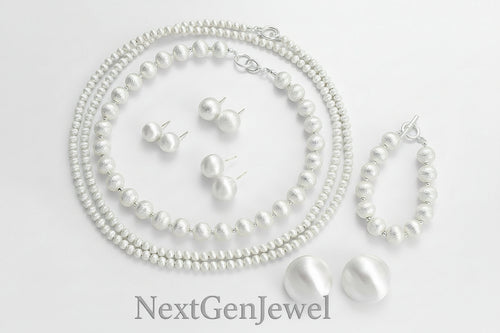 Load image 1 in gallery view. Classic Tibetan Sterling Silver Round Charm Beads, Bracelet for Woman Wedding, Anniversary Gift