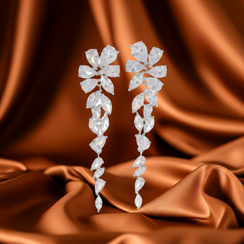 Load image 1 in gallery view. Long Earrings Exquisite Personality Simple Luxury Versatile Temperament Women's Earrings